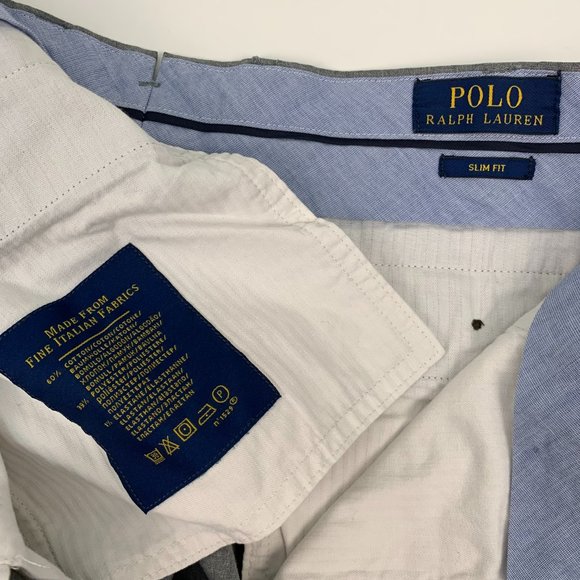 Polo Ralph Lauren Lightweight Chino Pant Slim Fit Fine Italian Fabrics Gray 32 - Picture 7 of 14